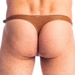 Thong of the brand L HOMME INVISIBLE - Desert Gold - Bikini Thong L Homme Invisible - Ref : UW26 DEG