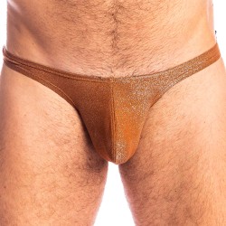 Thong of the brand L HOMME INVISIBLE - Desert Gold - Bikini Thong L Homme Invisible - Ref : UW26 DEG