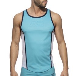 Tank top of the brand ADDICTED - Tank top Swish - turquoise - Ref : AD1228 C08