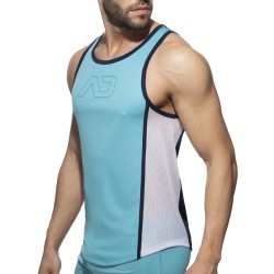 Tank top of the brand ADDICTED - Tank top Swish - turquoise - Ref : AD1228 C08