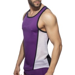 Tank top of the brand ADDICTED - Tank Top Swish - purple - Ref : AD1228 C19