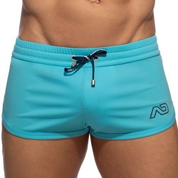 Short de la marque ADDICTED - Short court Swoosh - turquoise - Ref : AD1229 C08