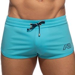 Short of the brand ADDICTED - Short court Swoosh - turquoise - Ref : AD1229 C08