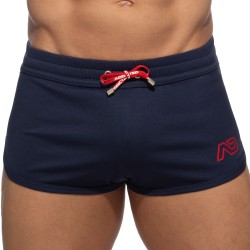 Short de la marque ADDICTED - Short court Swoosh - navy - Ref : AD1229 C09