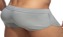 Short of the brand ADDICTED - Short Swoosh Shorts - grey - Ref : AD1229 C11