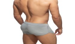 Short of the brand ADDICTED - Short Swoosh Shorts - grey - Ref : AD1229 C11