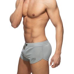 Short of the brand ADDICTED - Short Swoosh Shorts - grey - Ref : AD1229 C11