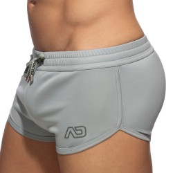 Short of the brand ADDICTED - Short Swoosh Shorts - grey - Ref : AD1229 C11