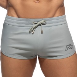 Kurze der Marke ADDICTED - Kurze Swoosh Shorts - grau - Ref : AD1229 C11