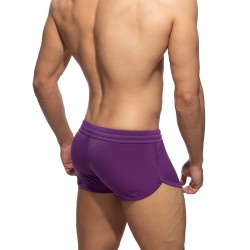 Short de la marque ADDICTED - Short court Swoosh - violet - Ref : AD1229 C19