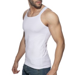 Tank top of the brand ADDICTED - Slim Fit Tank Top Sitges - white - Ref : AD1260 C01