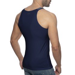Tank top of the brand ADDICTED - Slim Fit Tank Top Sitges - navy - Ref : AD1260 C09