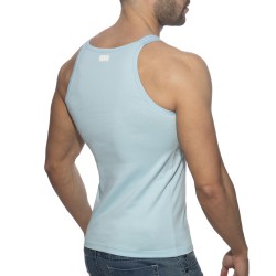 Tank top of the brand ADDICTED - Slim Fit Tank Top Sitges - sky blue - Ref : AD1260 C23