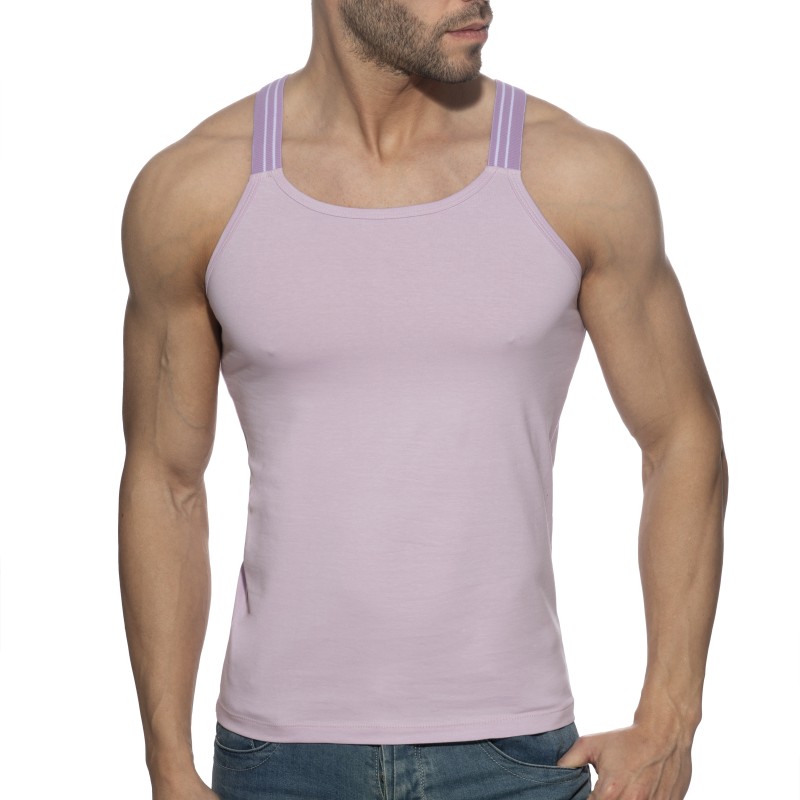 Débardeur de la marque ADDICTED - Débardeur Slim Fit Sitges - rose - Ref : AD1260 C36