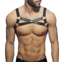 Harness of the brand AD FÉTISH - X-Cross Leather Harness - Ref : ADF199 C10