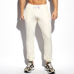 Pantalones de la marca ES COLLECTION - Pantalon Terrycloth - ivoire - Ref : SP319 C02