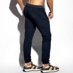 Pantalon de la marque ES COLLECTION - Pantalon Terrycloth - navy - Ref : SP319 C09