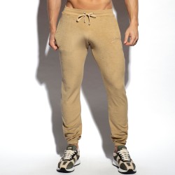 Pantalon de la marque ES COLLECTION - Pantalon Terrycloth - beige - Ref : SP319 C28