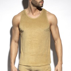 Tank top of the brand ES COLLECTION - copy of Débardeur Terrycloth - ivoire - Ref : TS316 C28