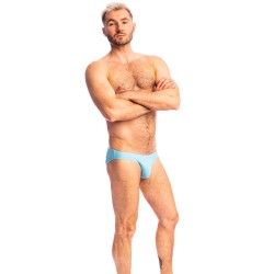 Slip de bain de la marque L HOMME INVISIBLE - Celestite - Slip de Bain L Homme Invisible - Ref : BA230 CEL 041