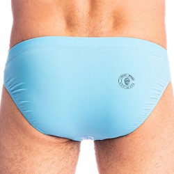 Slip de bain de la marque L HOMME INVISIBLE - Celestite - Slip de Bain L Homme Invisible - Ref : BA230 CEL 041