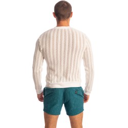 Lange Schlauen der Marke L HOMME INVISIBLE - Wimbledon Vanille - Sweat L Homme Invisible - Ref : HW171 WIM 011