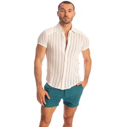 Shirt der Marke L HOMME INVISIBLE - Wimbledon Vanille - Hemd L Homme Invisible - Ref : HW122 WIM 011