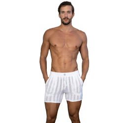 Short de la marque L HOMME INVISIBLE - Wimbledon Vanille - Short Lounge L Homme Invisible - Ref : HW165 WIM 011