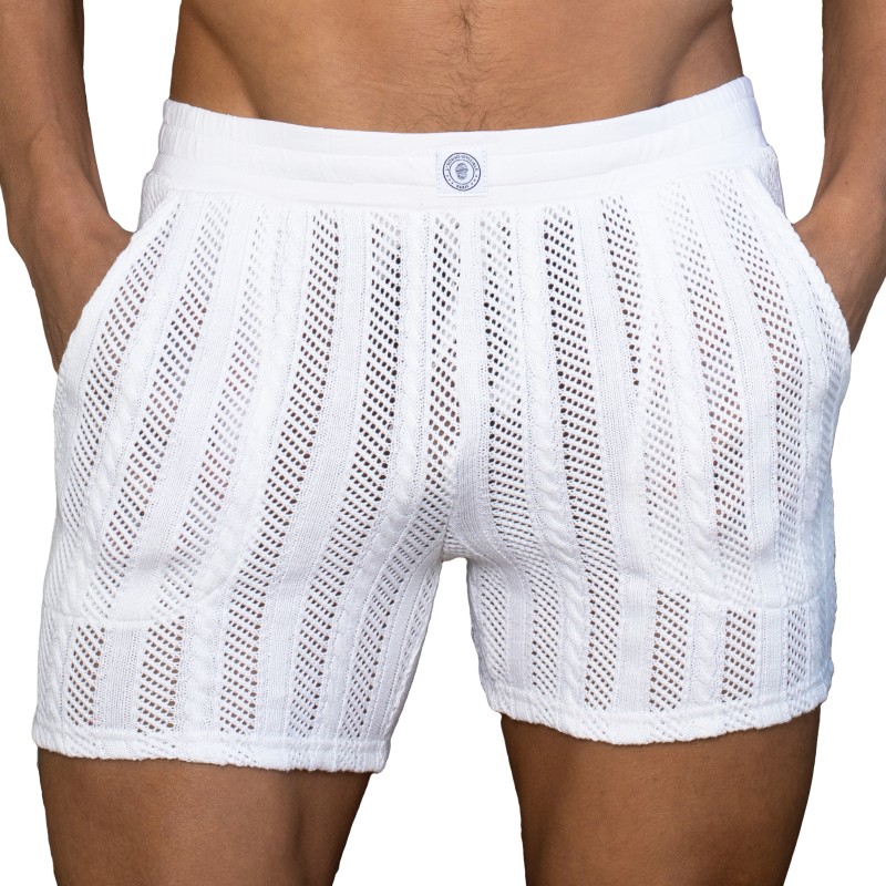 Kurze der Marke L HOMME INVISIBLE - Wimbledon Vanille - Lounge-Shorts L Homme Invisible - Ref : HW165 WIM 011