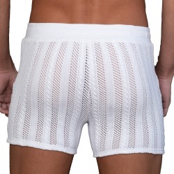 Short de la marque L HOMME INVISIBLE - Wimbledon Vanille - Short Lounge L Homme Invisible - Ref : HW165 WIM 011