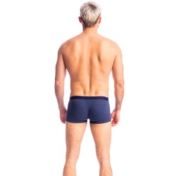 Boxer, shorty de la marque L HOMME INVISIBLE - Bleu de Chine - Hipster L Homme Invisible - Ref : MY39 C49