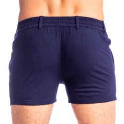 Short de la marque L HOMME INVISIBLE - Smitty Bleu Marine - Short L Homme Invisible - Ref : RW35 SMI 049