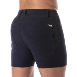 Short of the brand TOF PARIS - Chino Patriot Tof Paris Short - navy - Ref : TOF216BU