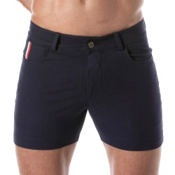 Short of the brand TOF PARIS - Chino Patriot Tof Paris Short - navy - Ref : TOF216BU