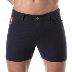 Breve del marchio TOF PARIS - Pantaloncini Chino Patriot Tof Paris - blu navy - Ref : TOF216BU