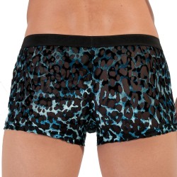 Sous-vêtements de la marque HOM - Boxer court HOM Temptation Leopard - Ref : 402864 J004