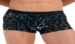 Underwear of the brand HOM - Trunk HOM Temptation Leopard - Ref : 402864 J004