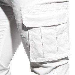 Bolsos y marroquinería de la marca ES COLLECTION - Pantalones Cargo - blanco - Ref : ESJ053 C01