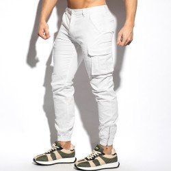 Pantalon Cargo - blanc - ES collection : vente de Sacs & maroquiner...