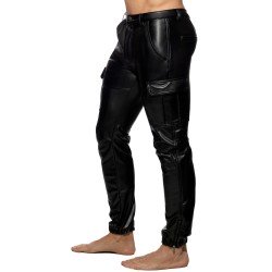 Pantalon de la marque AD FÉTISH - Pantalon cargo Fétish rub - noir - Ref : ADF195 C10