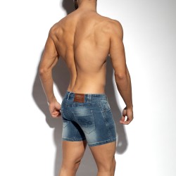 Short de la marque ES COLLECTION - Short Jean Dénim - bleu - Ref : ESJ073 C500