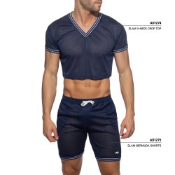 Short de la marque ADDICTED - Bermuda Slam - marine - Ref : AD1275 C09