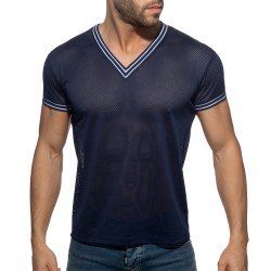 Short Sleeves of the brand ADDICTED - V-Neck T-Shirt Slam - navy - Ref : AD1280 C09