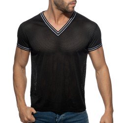 Short Sleeves of the brand ADDICTED - V-Neck T-Shirt Slam - black - Ref : AD1280 C10