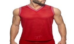 Tank top der Marke ADDICTED - Tanktop mit V-Ausschnitt Slam - rot - Ref : AD1281 C06