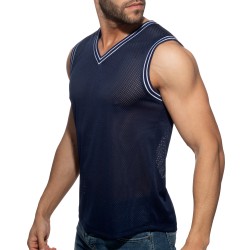 Tirantes de la marca ADDICTED - Camiseta de tirantes con cuello en V Slam - navy - Ref : AD1281 C09