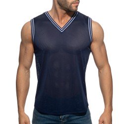 Tirantes de la marca ADDICTED - Camiseta de tirantes con cuello en V Slam - navy - Ref : AD1281 C09