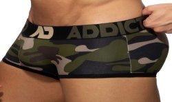 Boxershorts, Shorty der Marke ADDICTED - Nahtloser Camo-Rumpf - Ref : AD1301 C17