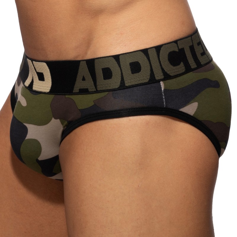 Slip, Tanga de la marque ADDICTED - Slip camo sans couture - Ref : AD1300 C17