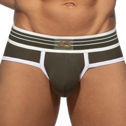 Underwear of the brand ADDICTED - Double Brief Trouble - khaki - Ref : AD1282 C12